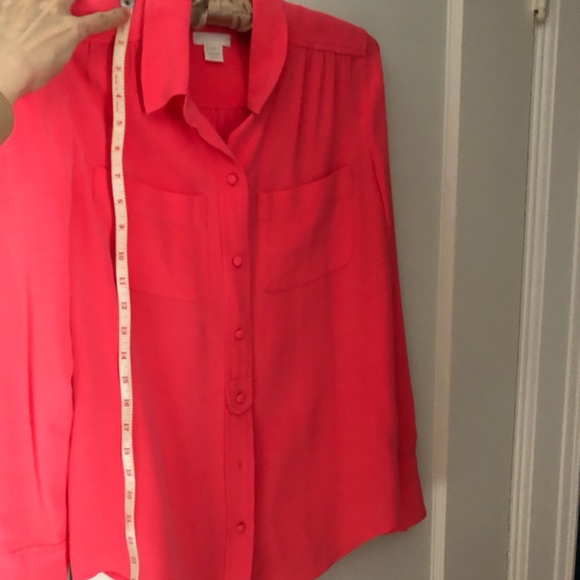 J Crew collection heavy-silk Blythe button shirt size 00 - Picture 9 of 11